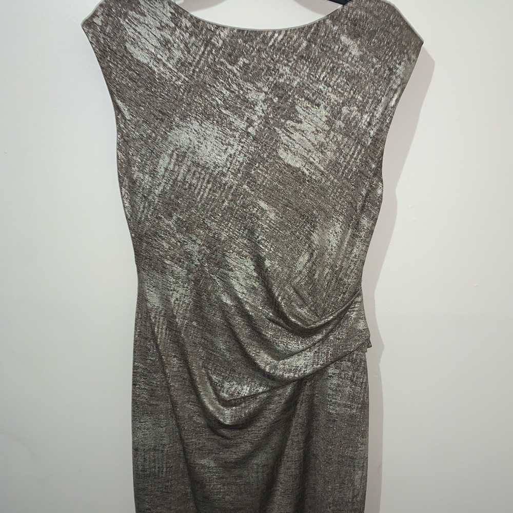 Gold metallic dress